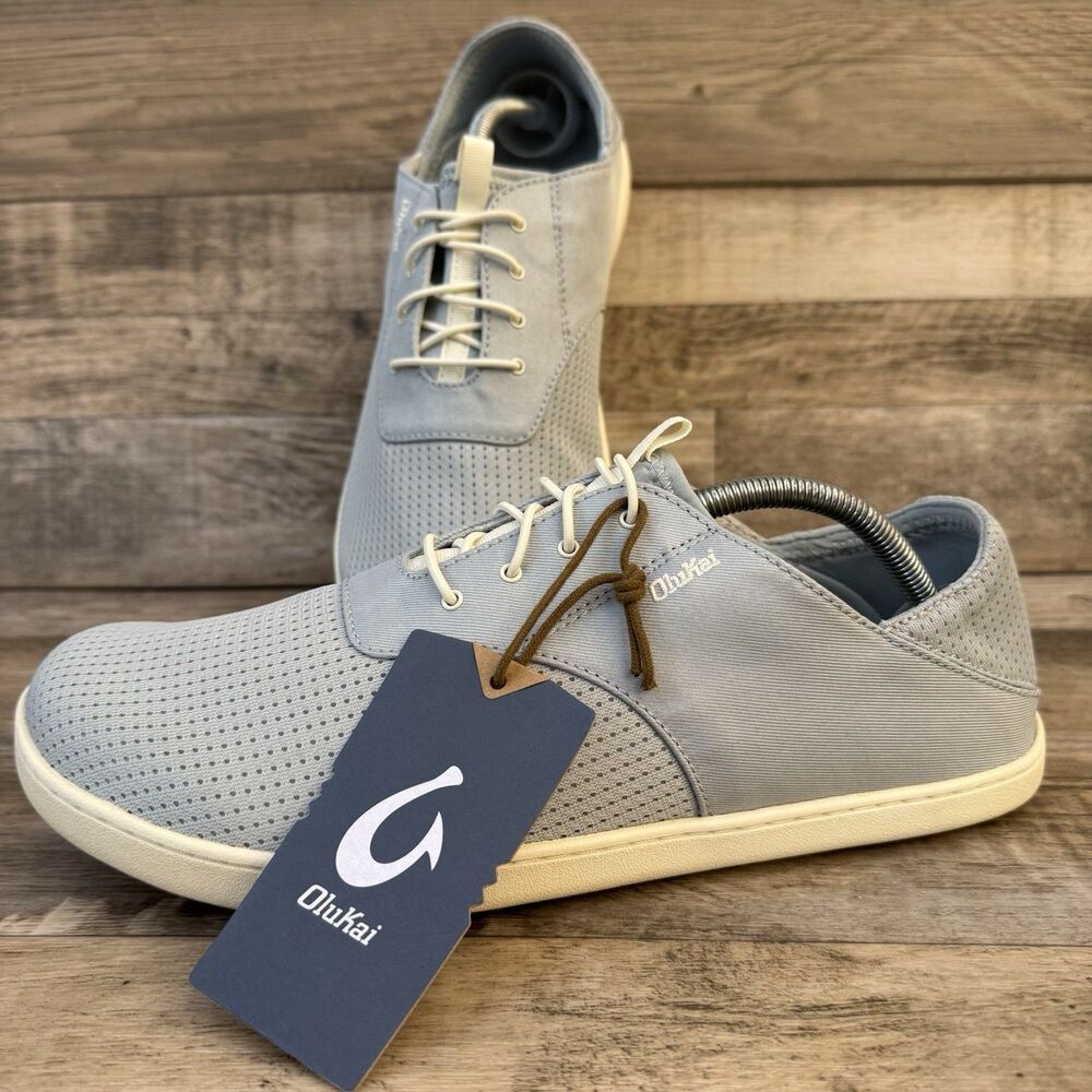 OluKai Tradewind Men's Everyday Sneaker, Lightweight Canvas & Classic Lace-Up